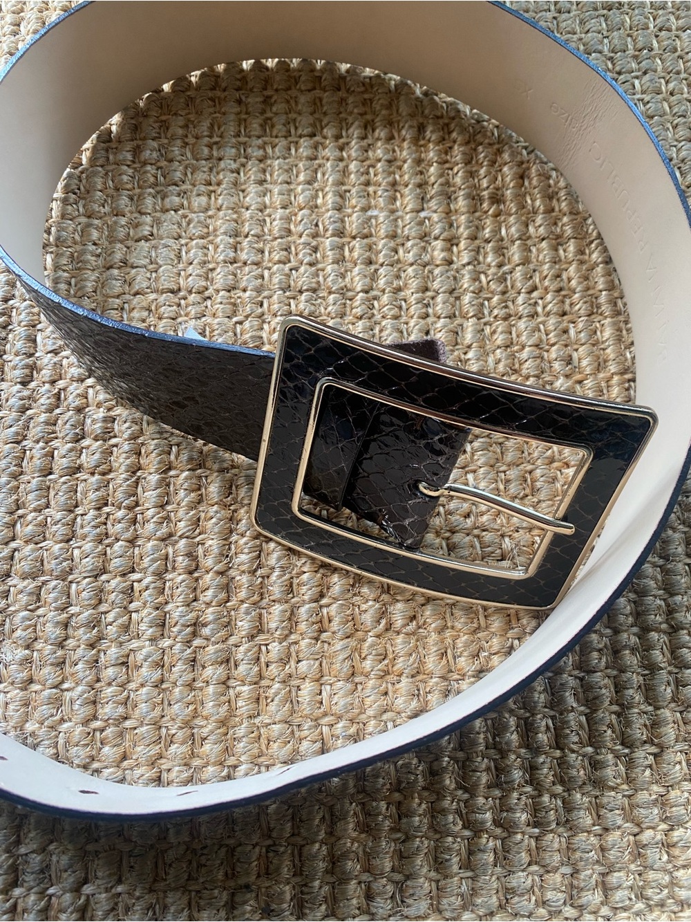 Banana Republic leather made in Italy belt